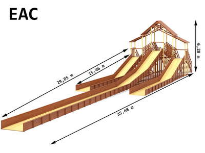 Зимняя горка TORUDA Север-11/1 (3 ската)