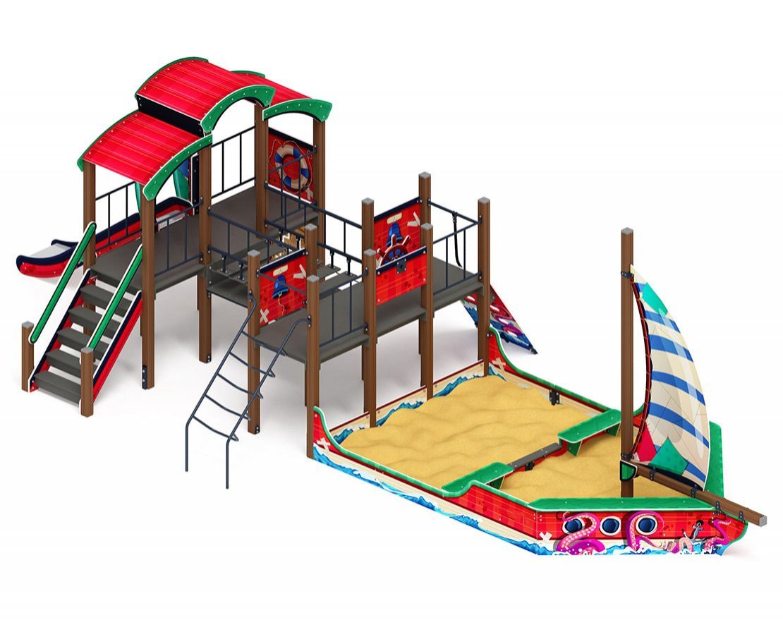 Детская игровая площадка Морской прибой-3 - вид 3