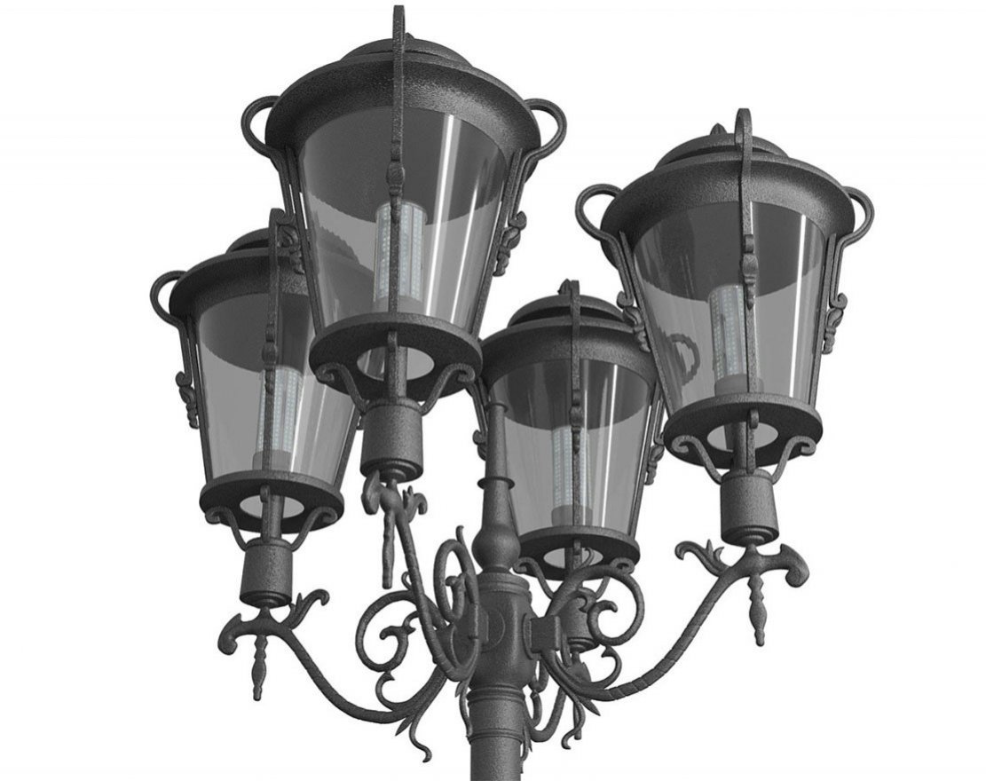 Фонарь уличный Флоренция 1 (комплект) - вид 4