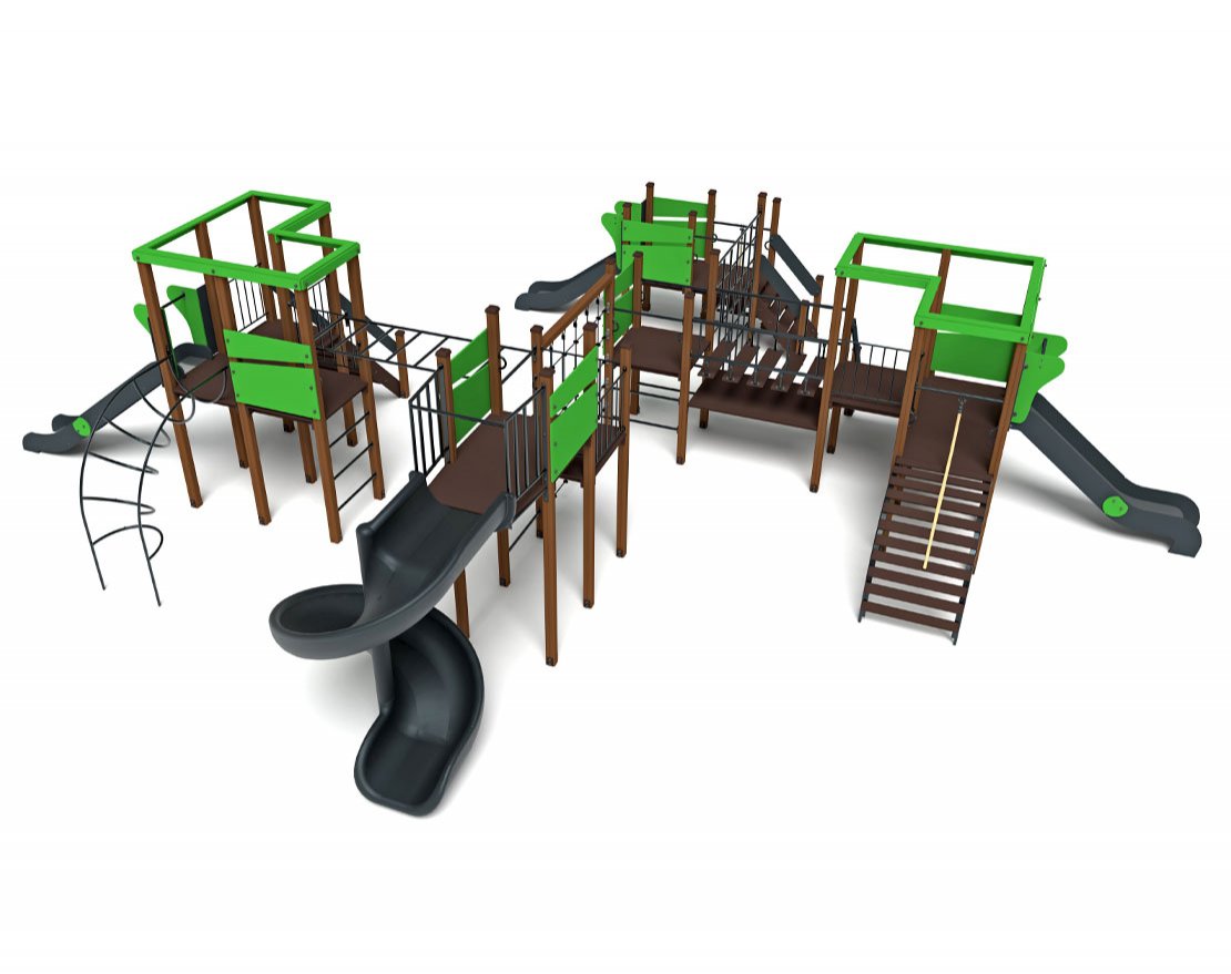 Игровой комплекс Геометрия Н-900,1200 и 2000 ДИО 09040 - вид 2