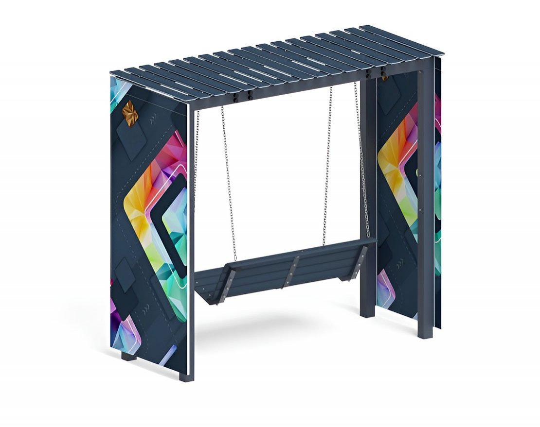 Пергола с диваном Гармония уюта-8 (без поликарбоната) - вид 2