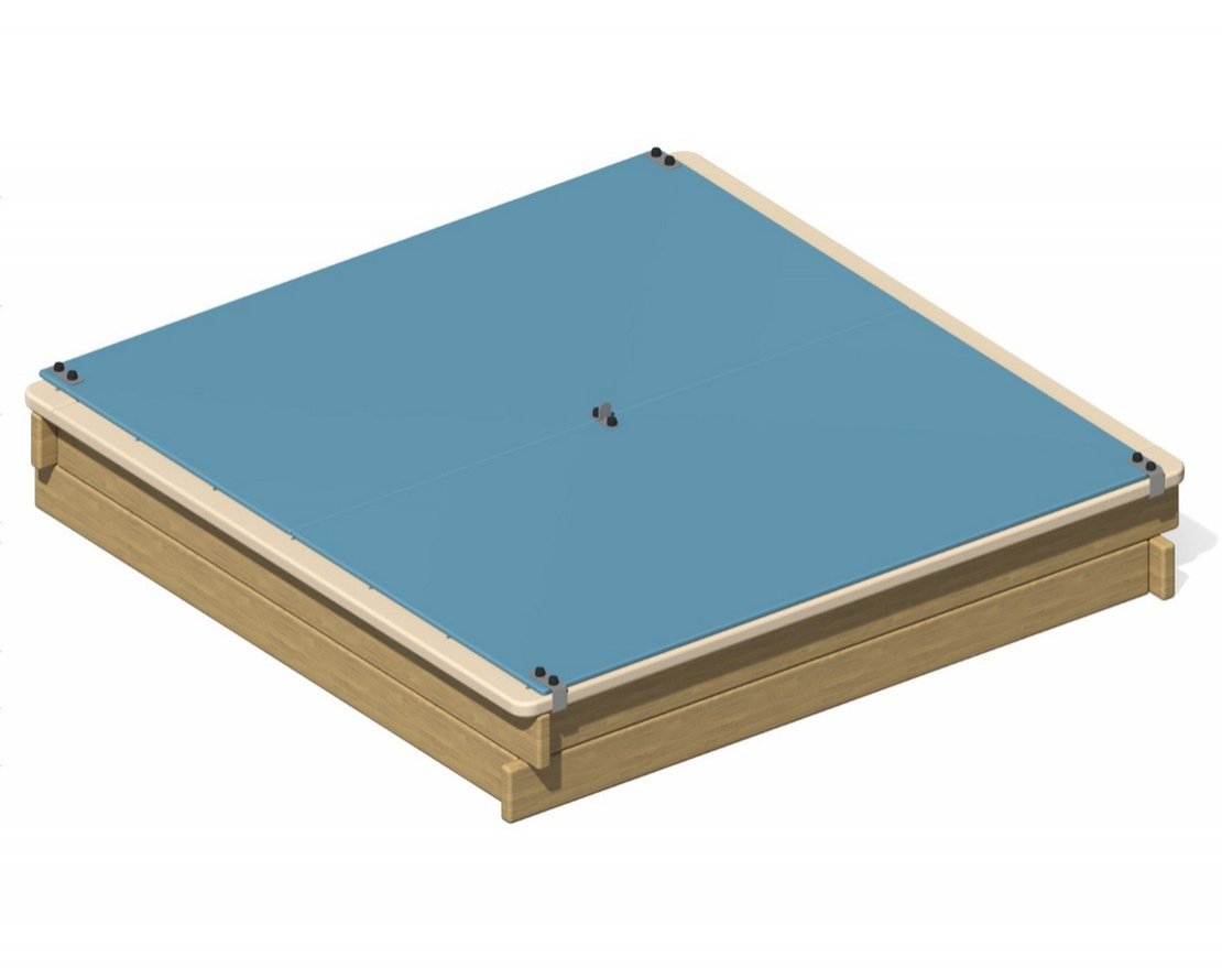 Песочница с откидной крышкой Сокровищница игр 3 - вид 2