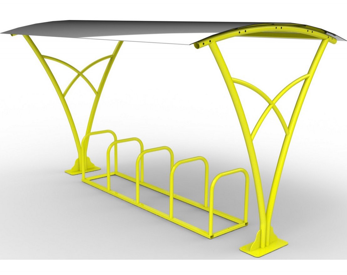 Велопарковка Фонарь с навесом - вид 4