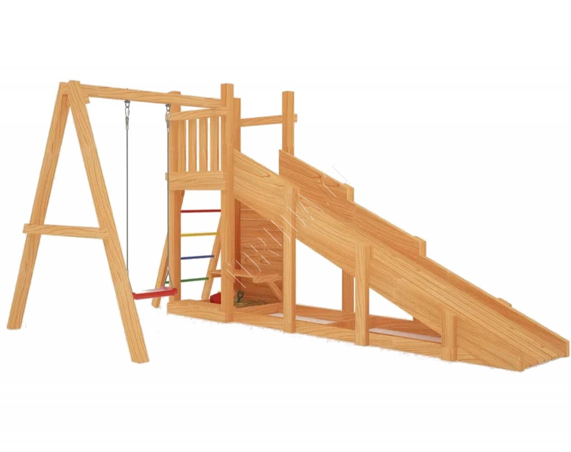 Детская игровая площадка Гарда 6 с качелями (всесезонная)