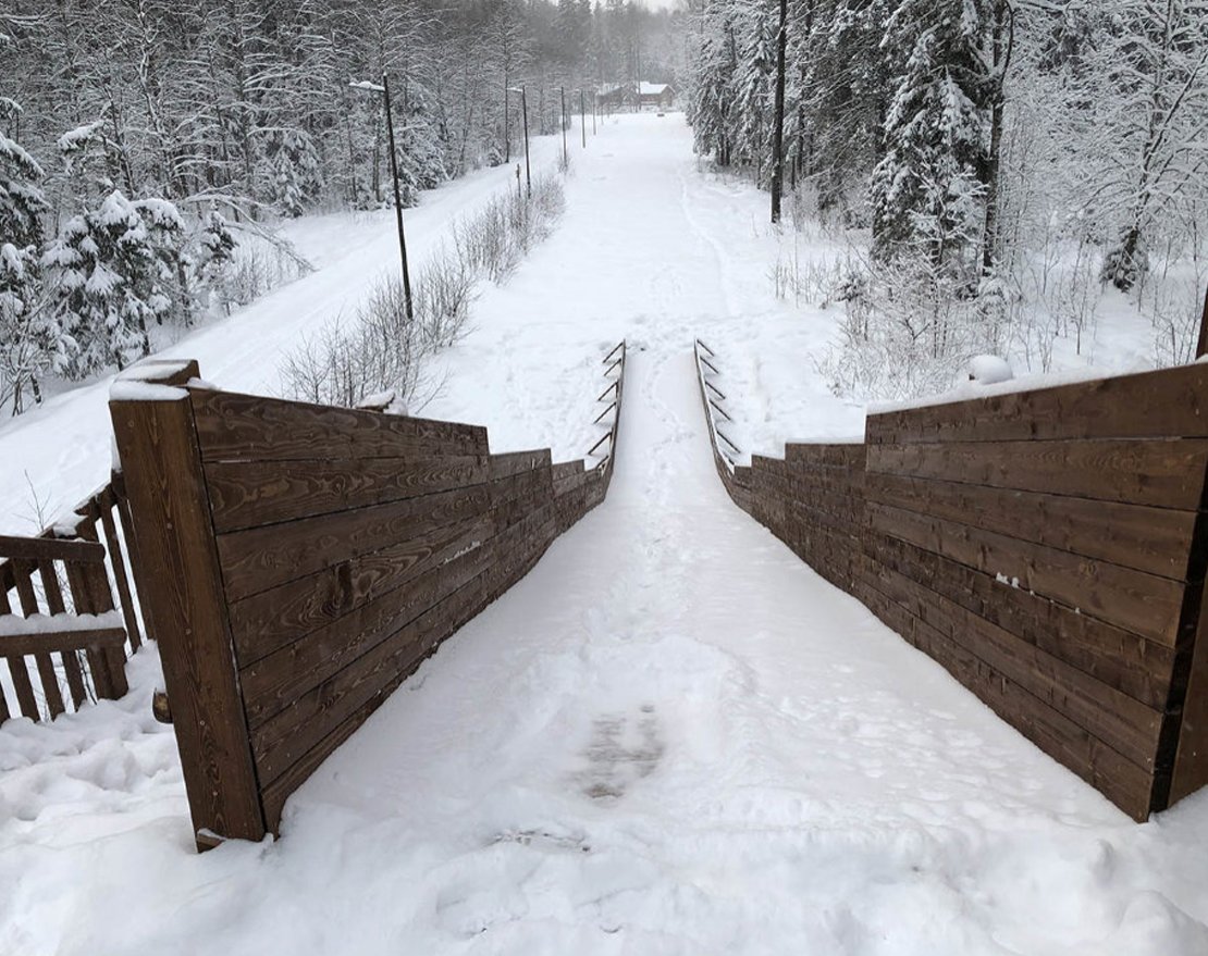 Зимняя горка Северное сияние 2 - вид 2