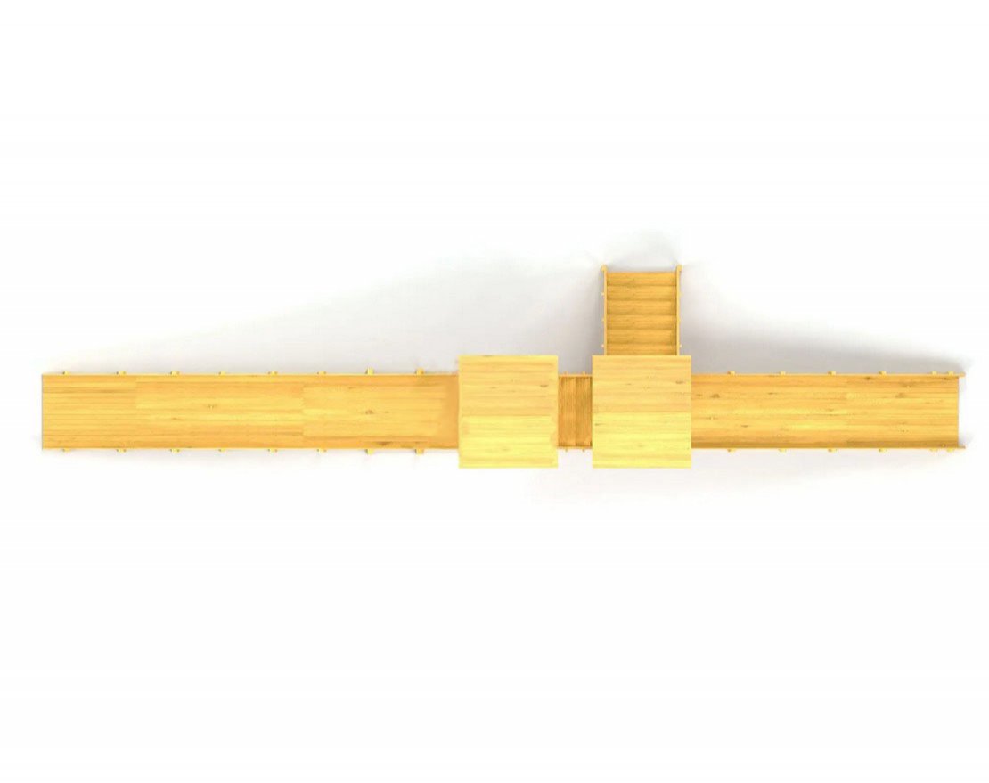 Зимняя горка TORUDA Север wood-7/4 (скат 7,7 м и 5 м) - вид 5